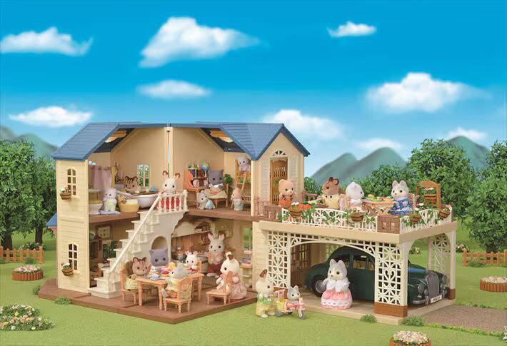 SYLVANIAN LARGE HOUSE WITH CARPOT GIFT