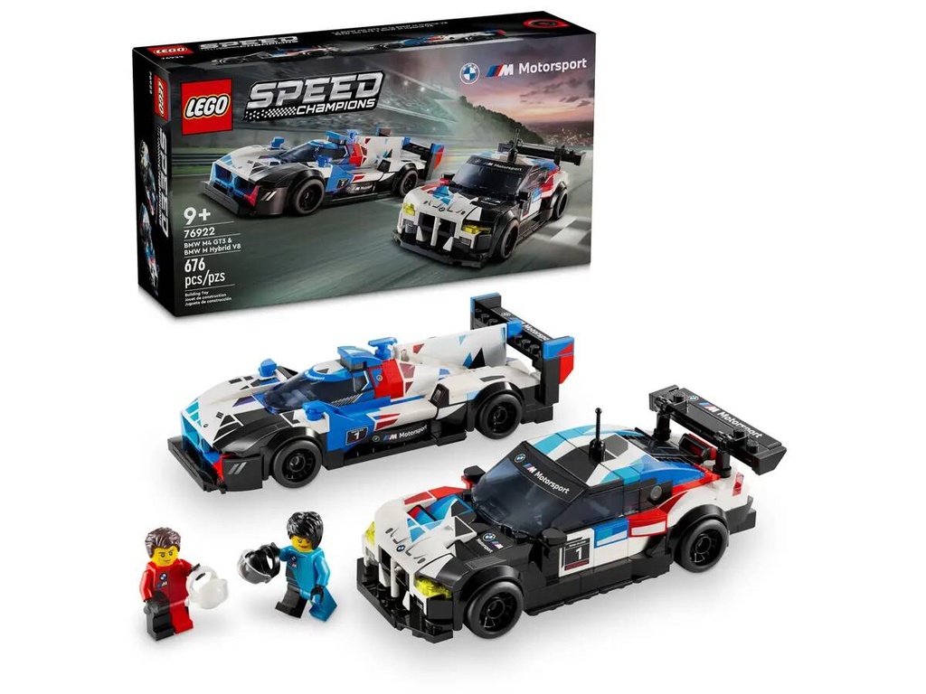 LEGO SPEED CHAMPIONS - BMW M4 GT3 & BMW M HYBRID V8 RACE CARS