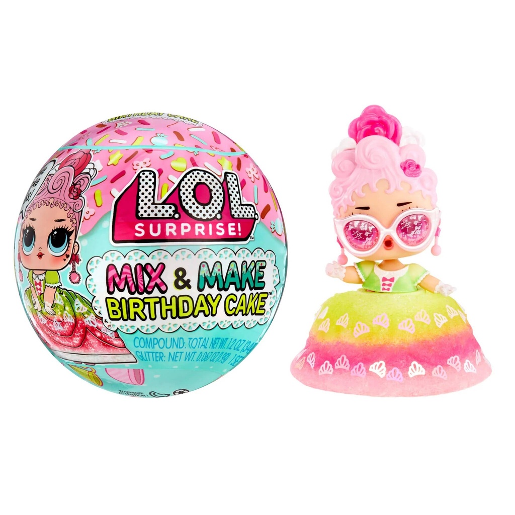 L.O.L. SURPRISE MIX & MAKE BIRTHDAY CAKE ™ DOLL ASST.