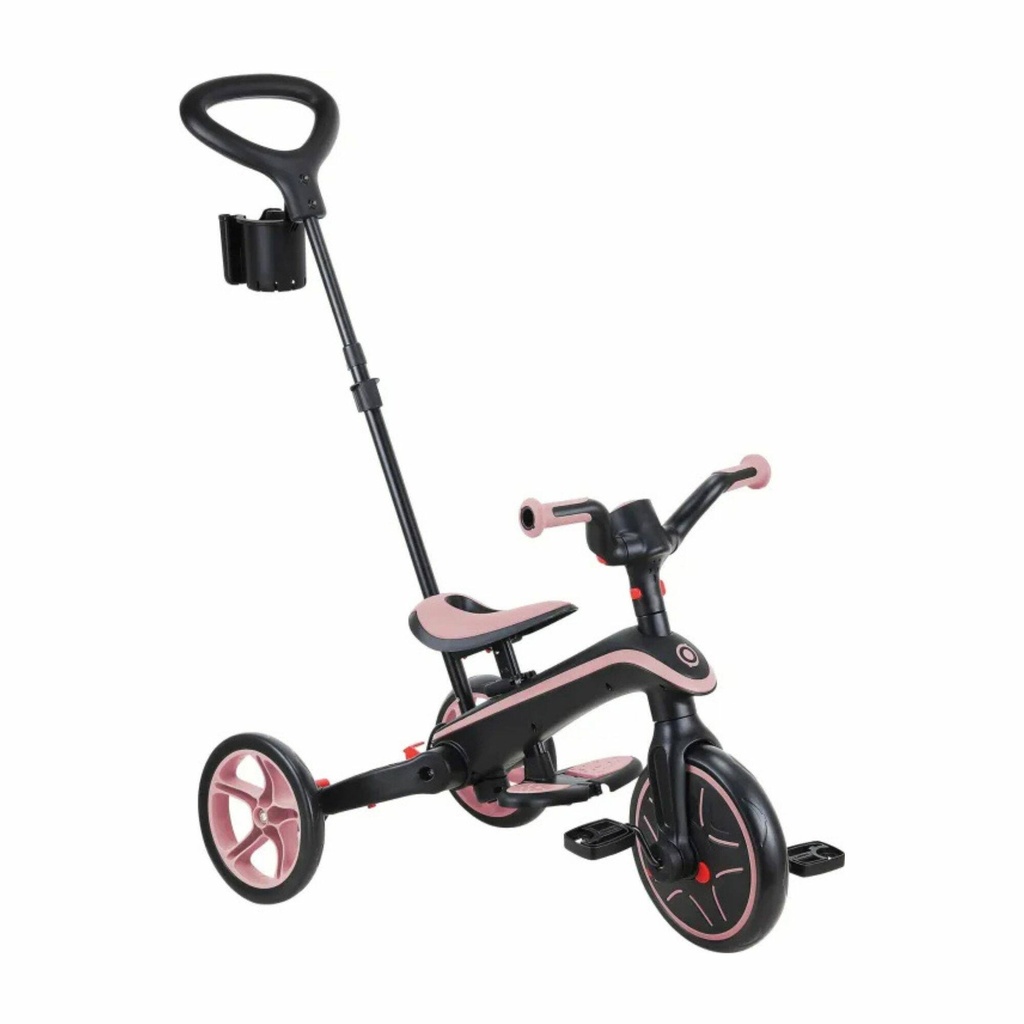 GLOBBER TRICYCLE TRIKE EXPLORER FOLDABLE 4 IN 1 PASTEL PINK
