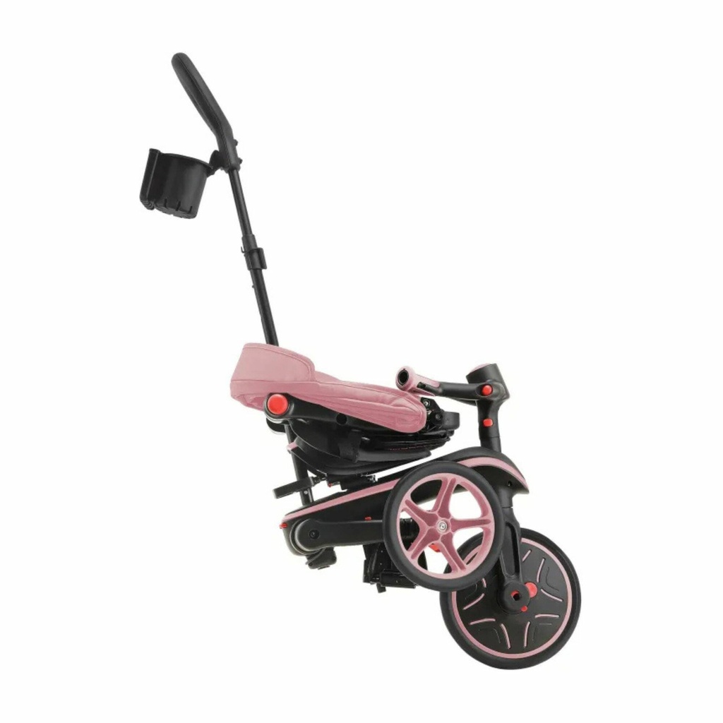 GLOBBER TRICYCLE TRIKE EXPLORER FOLDABLE 4 IN 1 PASTEL PINK
