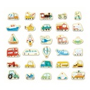 HAPE EARLY EXPLORER WOODEN MAGNETIC VEHICLES SET