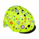GLOBBER ΚΡΑΝΟΣ ELITE LIGHTS XS/S(48-53cm)LIME GREEN FLOWERS
