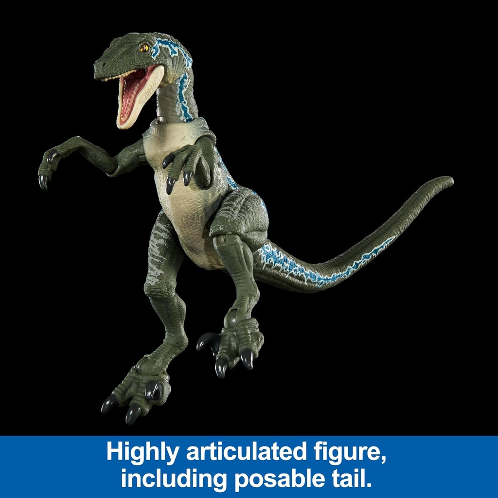 JURASSIC WORLD SYLLEKTIKA - VELOCIRAPTOR BLUE