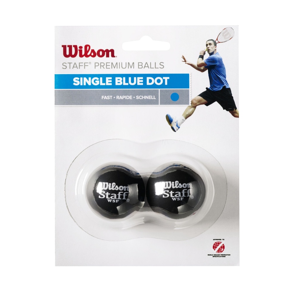 STAFF SQUASH 2 BALL BL DOT