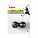 STAFF SQUASH 2 BALL DBL YE DOT