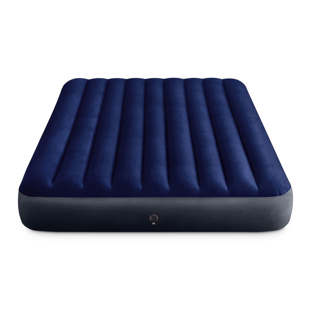 INTEX QUEEN DURA-BEAM CLASSIC DOWNY AIRBED WITH PUMP