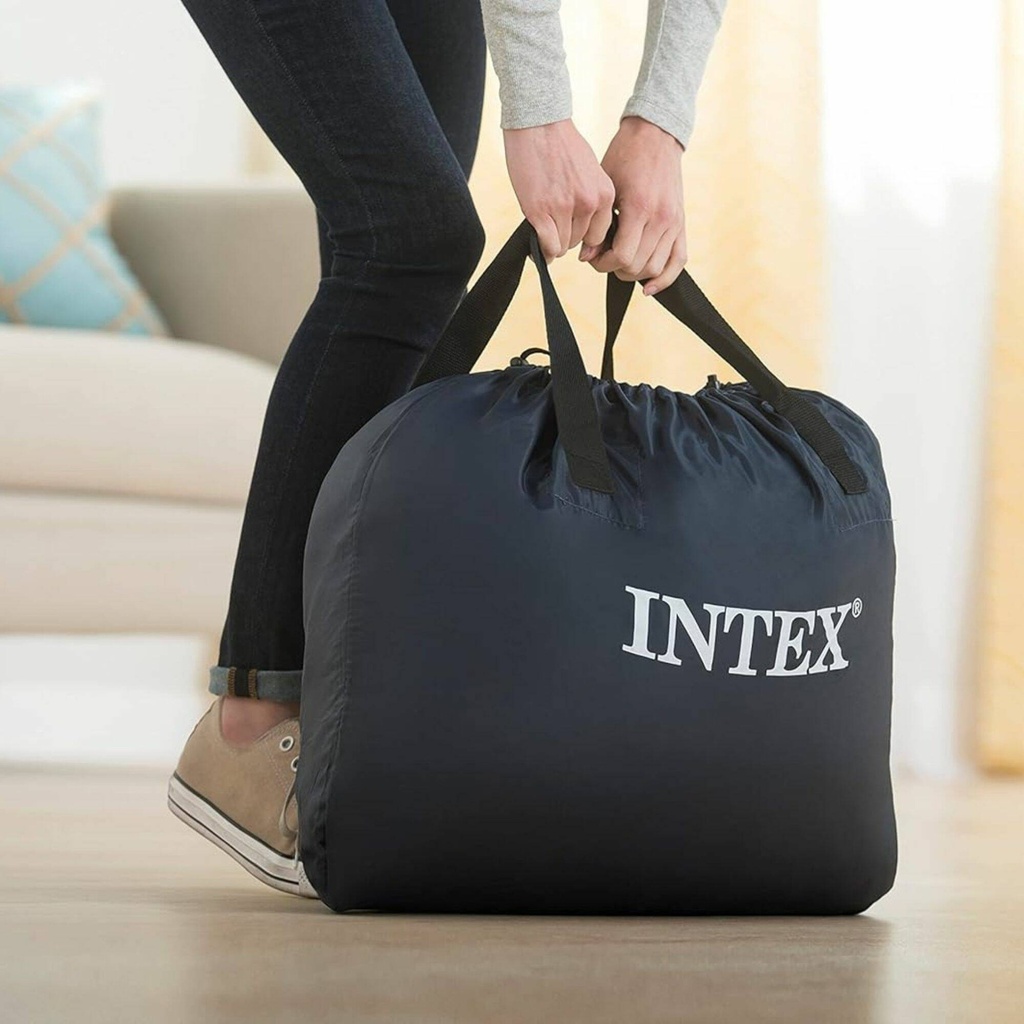 INTEX TWIN ULTRA PLUSH AIRBED FIBER-TECH BIP 99x191x46cm