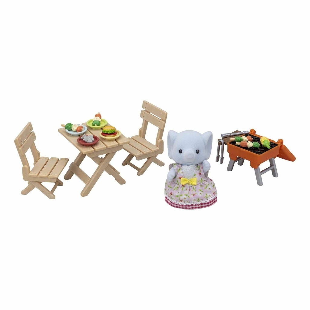 SYLVANIAN BBQ PICNIC SET -ELEPHANT GIRL-