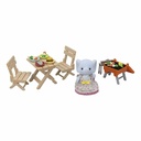 SYLVANIAN BBQ PICNIC SET -ELEPHANT GIRL-
