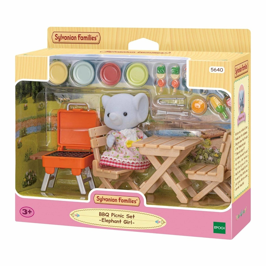 SYLVANIAN BBQ PICNIC SET -ELEPHANT GIRL-