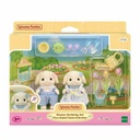 SYLVANIAN BLOSSOM GARDENING SET -FLORA RABBIT SISTER & BROTHER