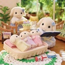 SYLVANIAN BLOSSOM GARDENING SET -FLORA RABBIT SISTER & BROTHER