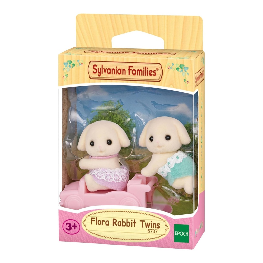 SYLVANIAN FLORA RABBIT TWINS