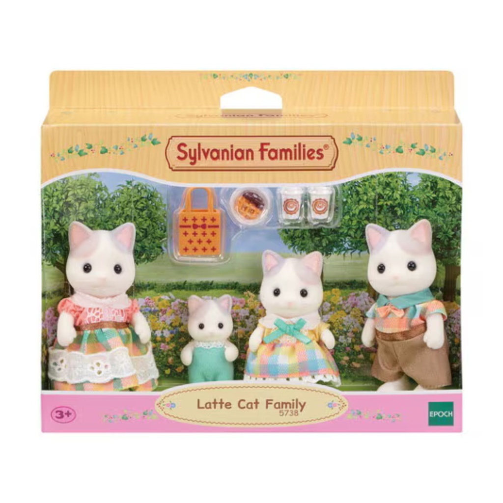 SYLVANIAN LATTE CAT FAMILY