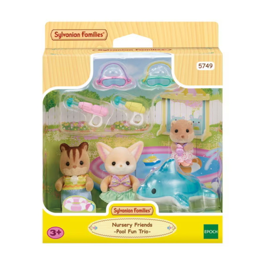 SYLVANIAN NURSERY FRIENDS -POOL FUN TRIO