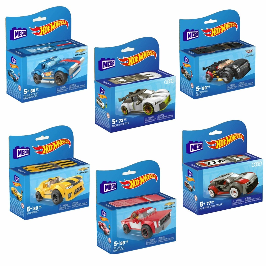 MEGA BLOKS - HW REAL WORLD RACERS ASST
