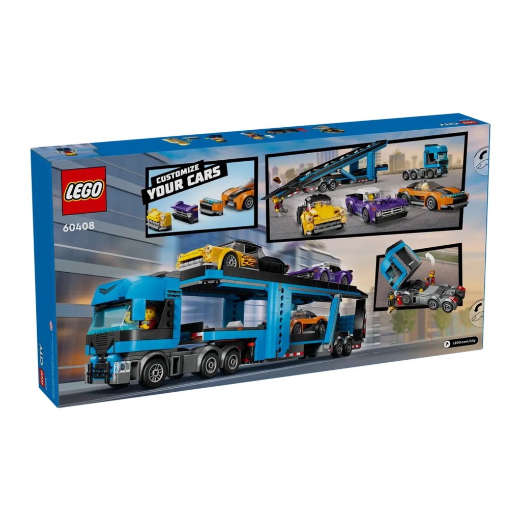 LEGO CITY - CAR TRANSPORTER TRUCK WITH SPORTS CARS