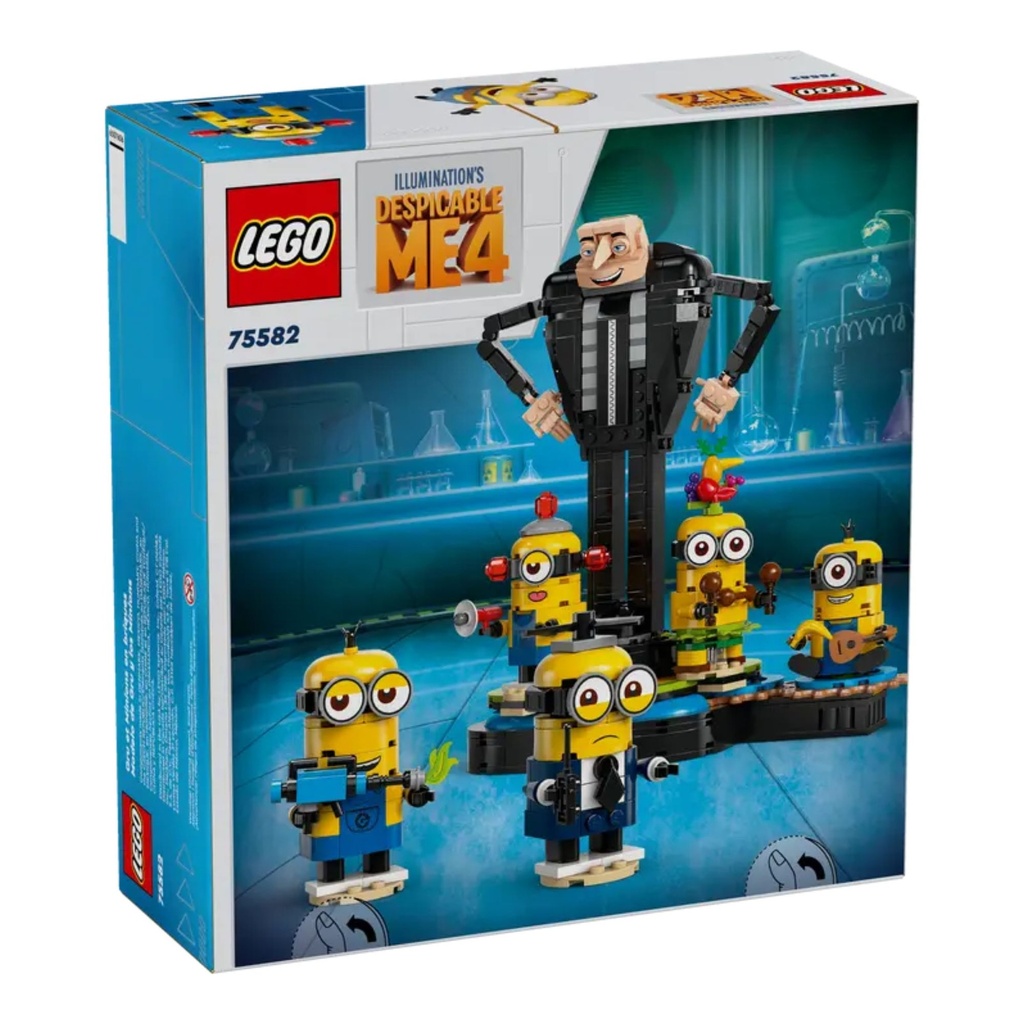 LEGO DESPICABLE ME 4 - BRICK-BUILT GRU AND MINIONS