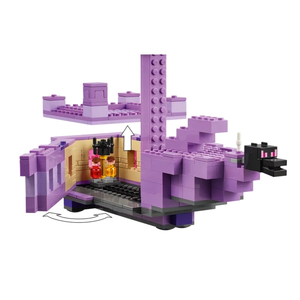 LEGO MINECRAFT - THE ENDER DRAGON AND END SHIP