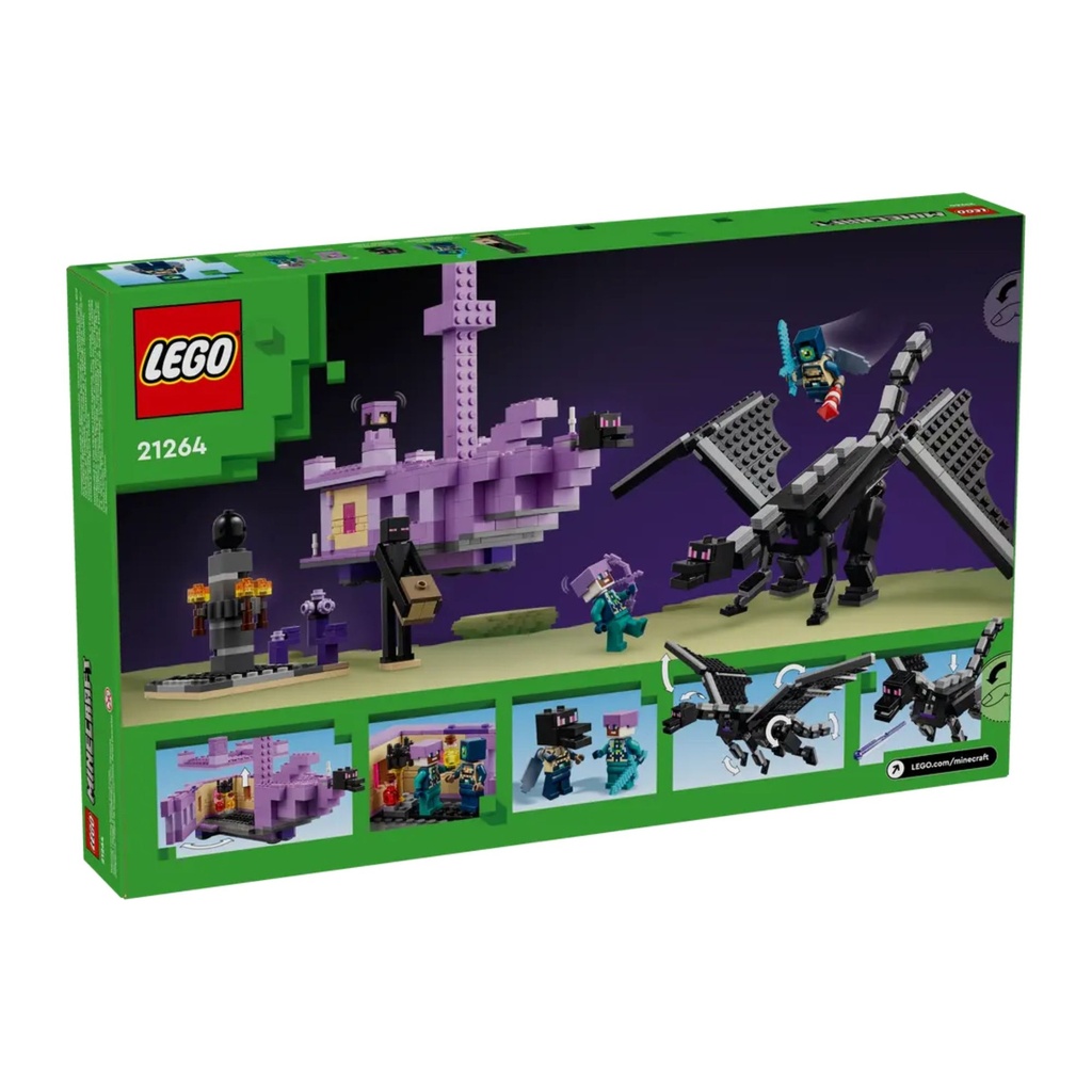 LEGO MINECRAFT - THE ENDER DRAGON AND END SHIP