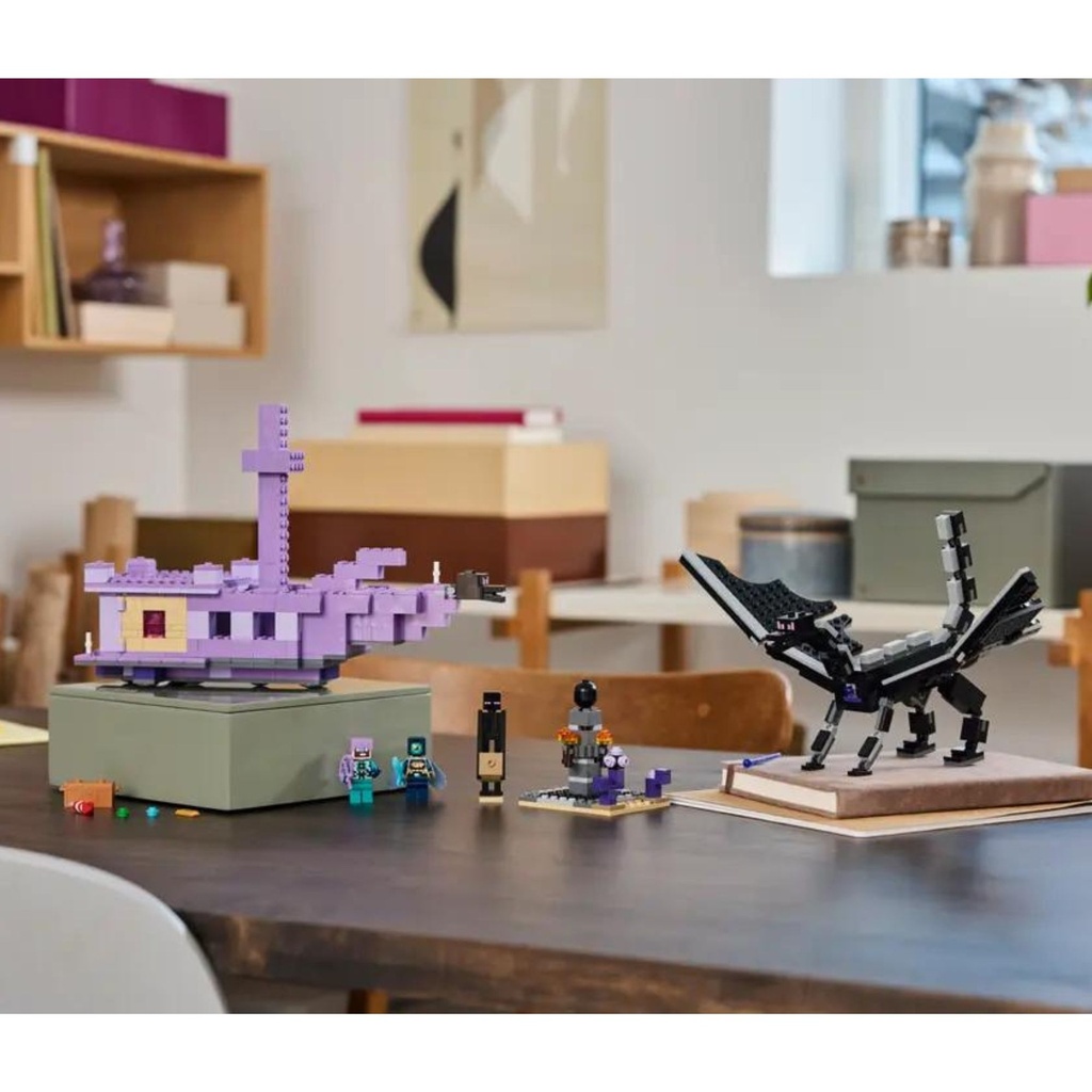 LEGO MINECRAFT - THE ENDER DRAGON AND END SHIP