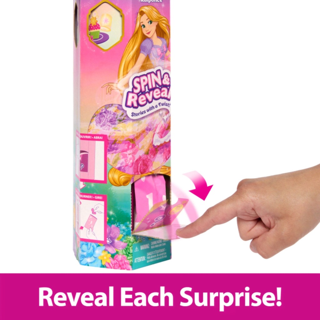 DISNEY PRINCESS - SPIN & REVEAL RAPOYNZEL