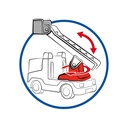 PLAYMOBIL 1.2.3 - LADDER UNIT FIRE TRUCK