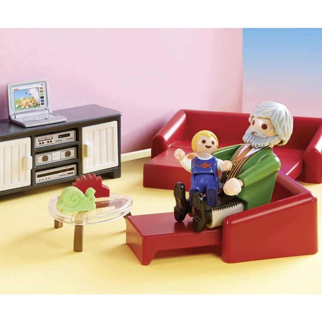 PLAYMOBIL DOLLHOUSE - COMRORTABLE LIVING ROOM