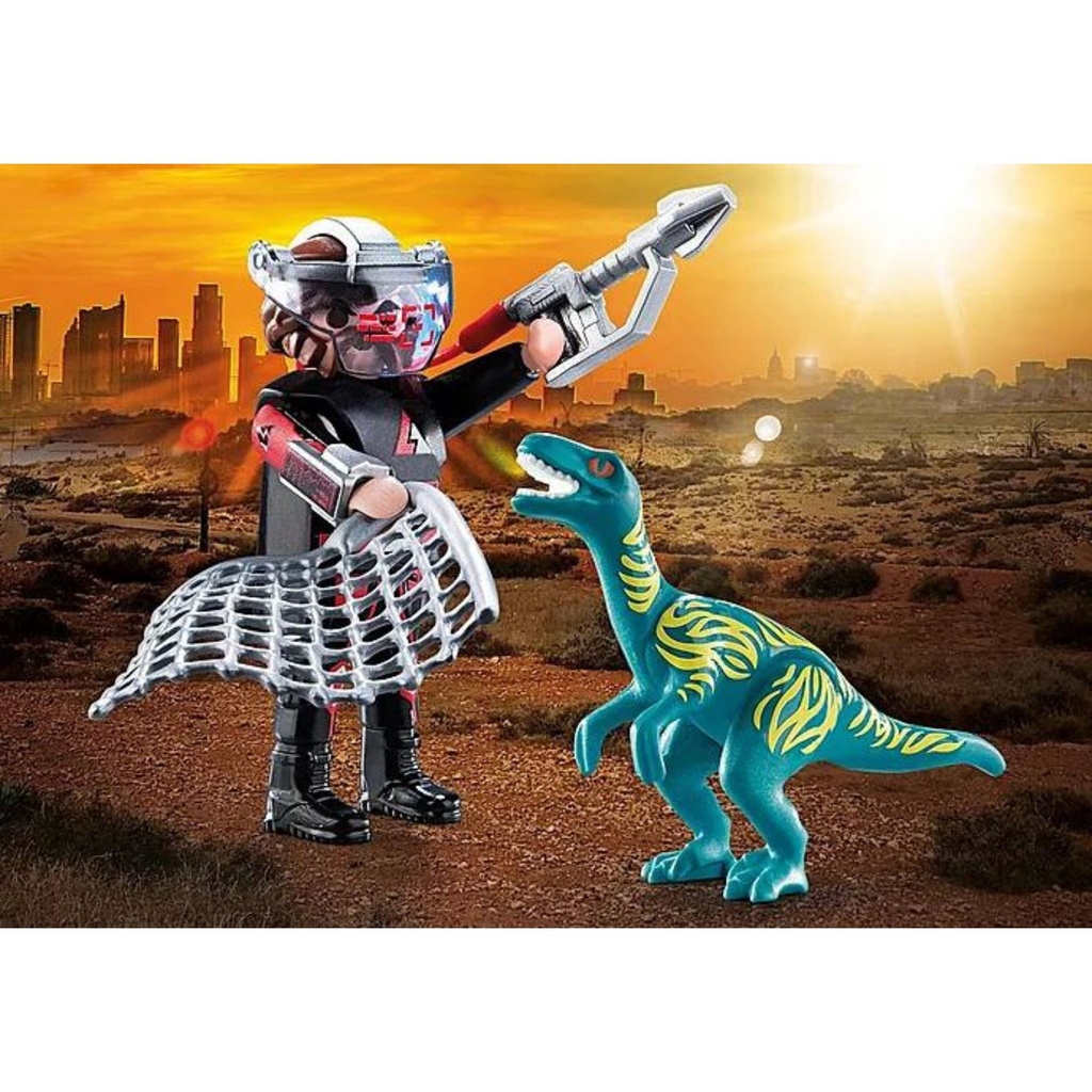 PLAYMOBIL DUO PACK - VELOCIRAPTOR WITH DIONO CATCHER