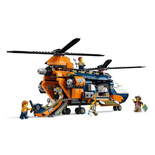 LEGO CITY - JUNGLE EXPLORER HELICOPTER AT BASE CAMP