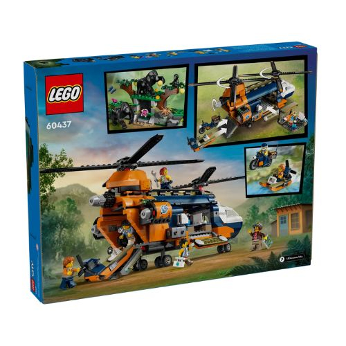 LEGO CITY - JUNGLE EXPLORER HELICOPTER AT BASE CAMP
