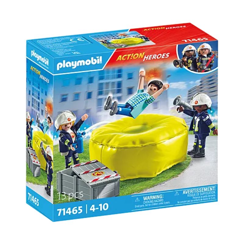 PLAYMOBIL ACTION HEROES - FIRE FIGHTER WITH AIR PILLOW