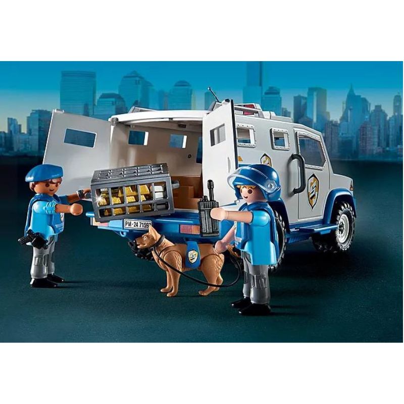 PLAYMOBIL ACTION HEROES - POLICE MONEY TRANSPORTER
