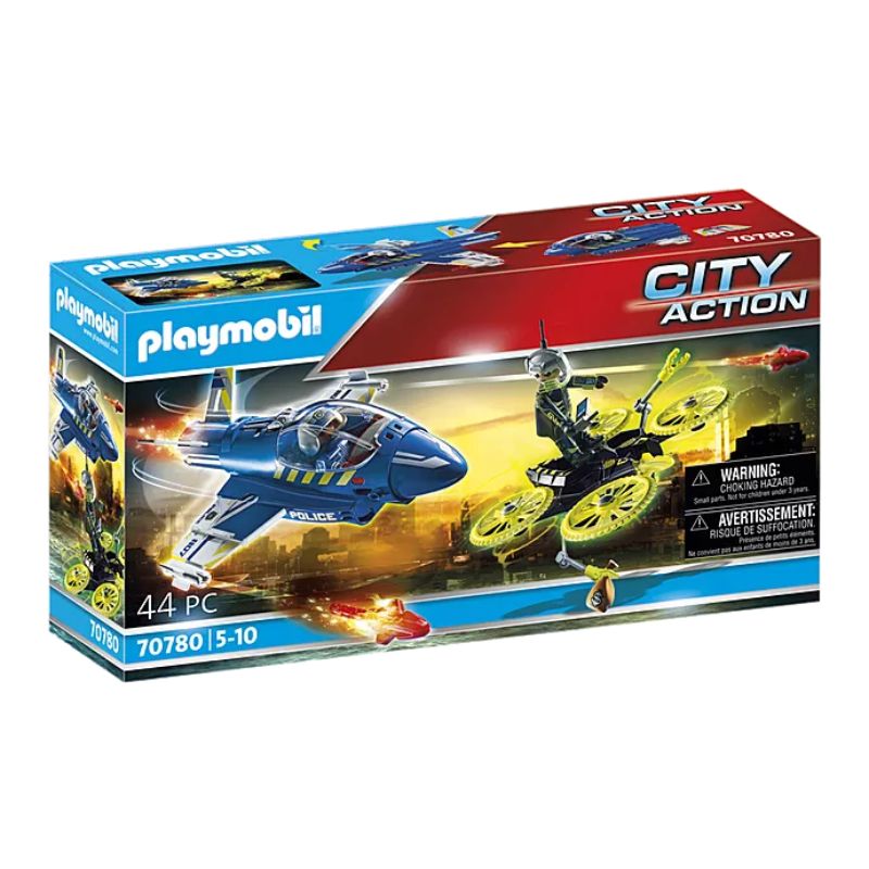 PLAYMOBIL CITY ACTION - POLICE ACTION JET WITH DRONE