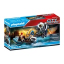 PLAYMOBIL CITY ACTION - POLICE JET PACK WITH BOAT