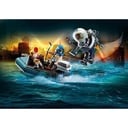 PLAYMOBIL CITY ACTION - POLICE JET PACK WITH BOAT