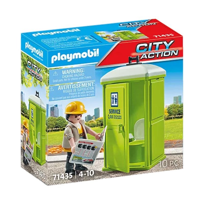 PLAYMOBIL CITY ACTION - PORTABLE TOILET