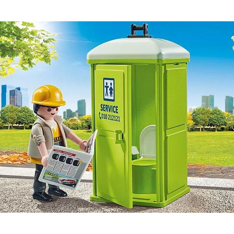 PLAYMOBIL CITY ACTION - PORTABLE TOILET