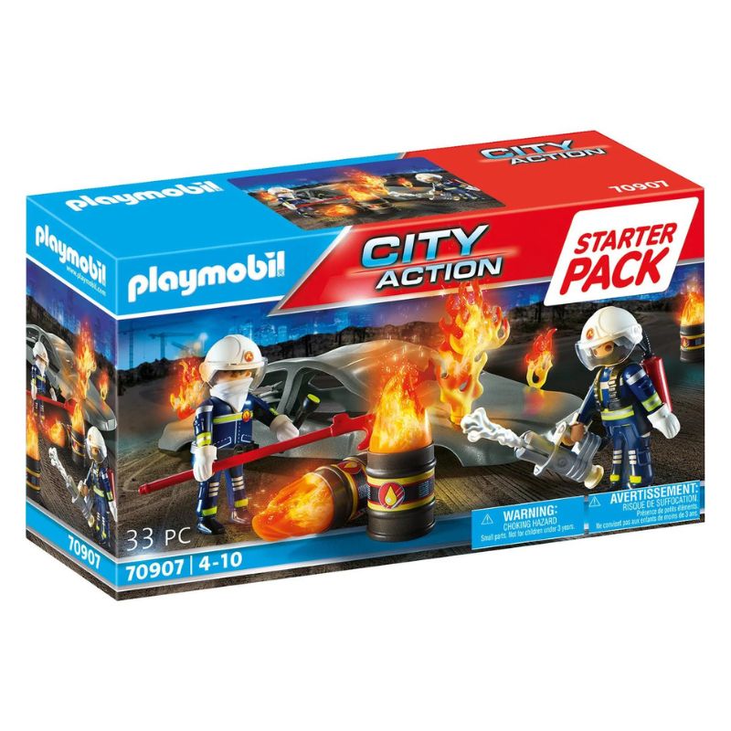PLAYMOBIL CITY ACTION - STARTER PACK FIRE DRILL