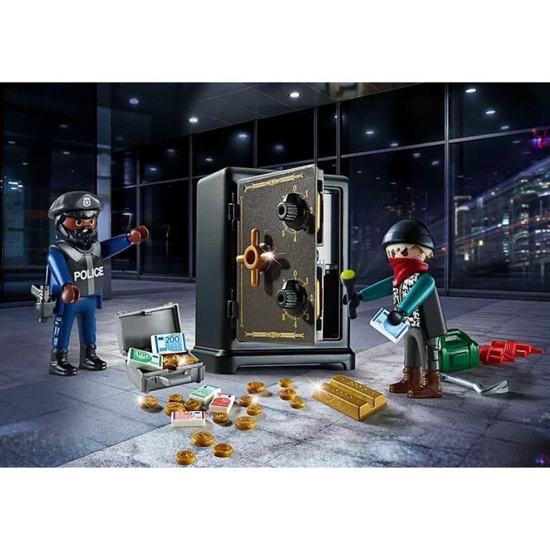 PLAYMOBIL CITY ACTION - STARTER PACK POLICE BANK