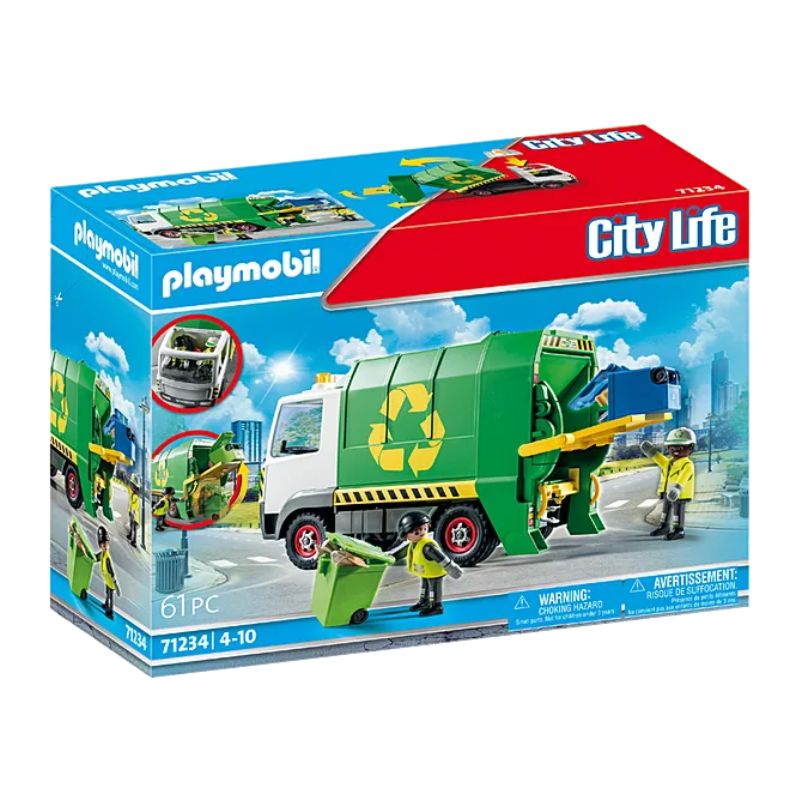 PLAYMOBIL CITY LIFE - RECYCLING TRUCK