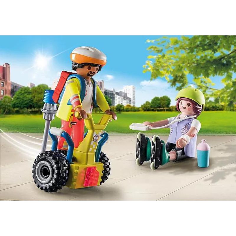 PLAYMOBIL CITY LIFE - STARTER PACK RESCUE WITH BALANCE RACER