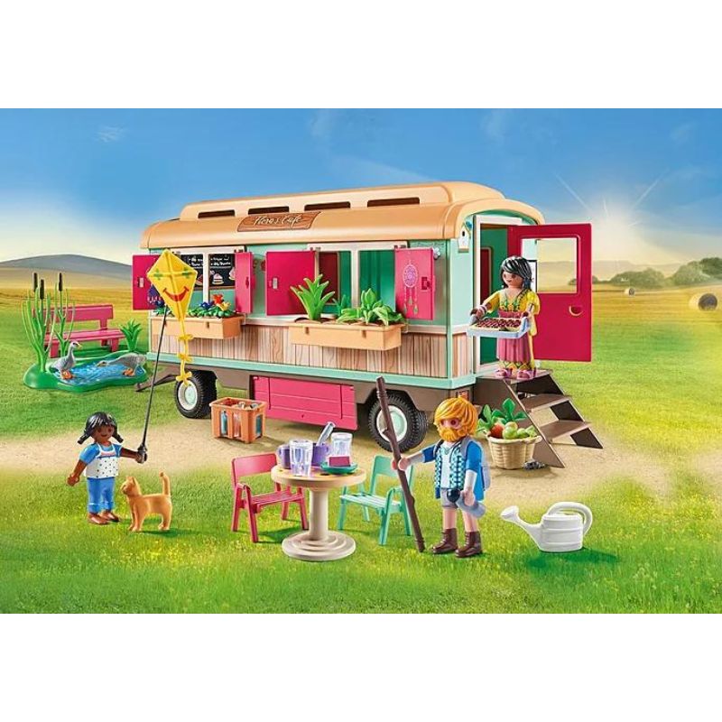 PLAYMOBIL COUNTRY - COZY SITE TRAILER CAFE