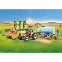 PLAYMOBIL COUNTRY - TRACTOR WITH TRAILER AND WATER TANK