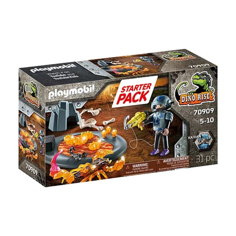 PLAYMOBIL DINO RISE - STARTER PACK FIRE SCORPION