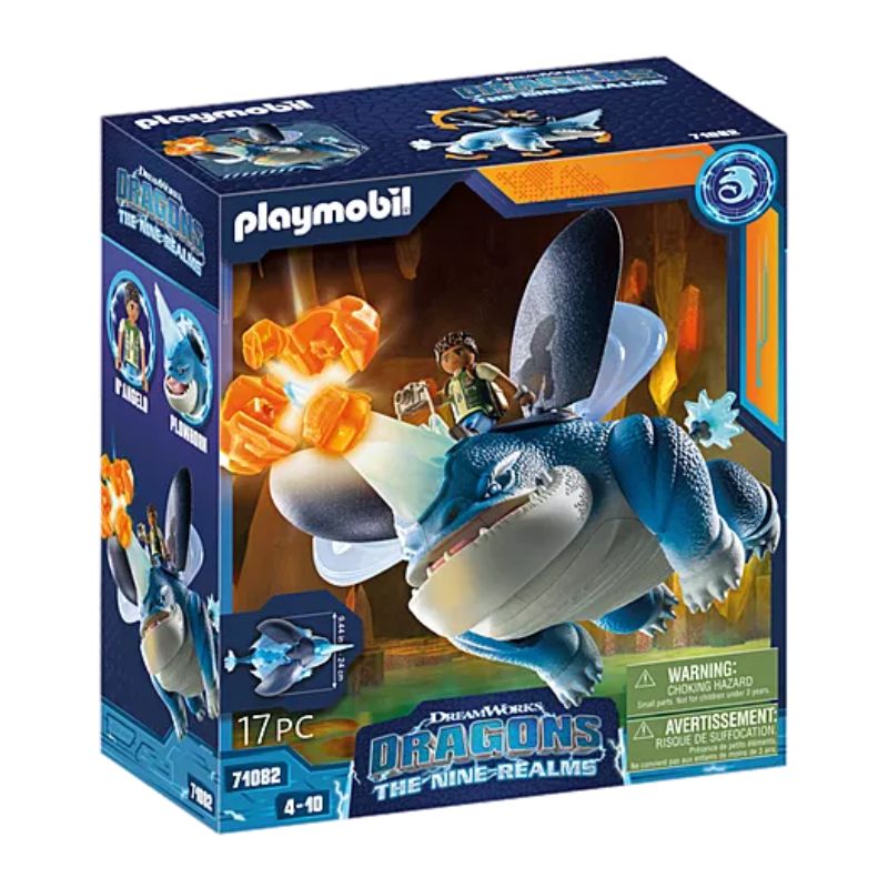 PLAYMOBIL DRAGONS - THE NINE REALMS PLOWHORN & D' ANGELO