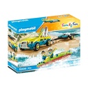 PLAYMOBIL FAMILY FUN - BEACH CAR WITH CANOE
