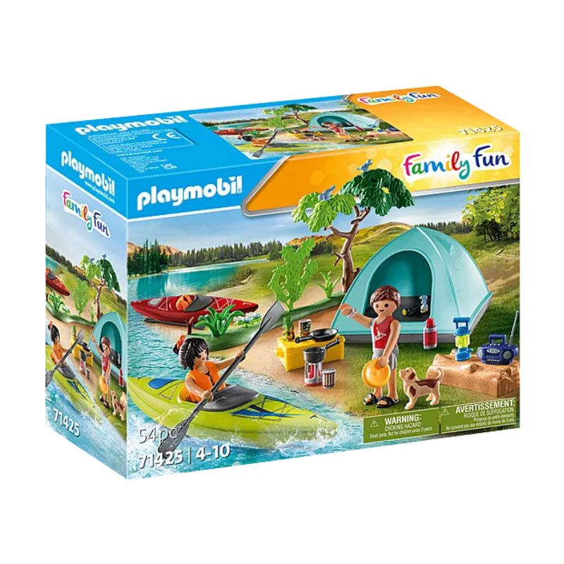 PLAYMOBIL FAMILY FUN - CAMPSITE WITH CAMPFIRE