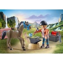 PLAYMOBIL HORSES OF WATERFALL - FARRIER BEN AND ACHILLES